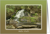 Adler Falls, Scenic Waterfall Collection, Blank Note Card