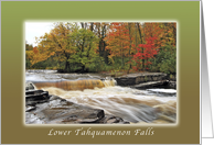 Lower Tahquamenon Falls, Waterfall Collection, Blank Note Card