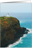 Kilauea Lighthouse, Hawaii, Lighthouse Collection, Blank Note Card