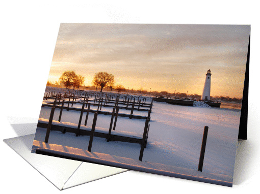 Tri-Centennial Light, Scenic Lighthouse Collection, Blank Note card