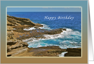 Happy Birthday, Hanauma Bay, Hawaii card
