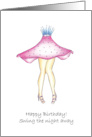 Birthday Swing the Night Away Dance Theme card