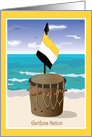 Garifuna Nation-Garifuna Drum and Flag Card