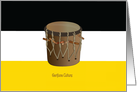 Garifuna Drum and Garifuna Flag Card