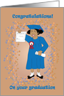 Graduation-Girl Graduating card