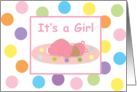 It’s a Girl Card - It’s a new baby Girl Card