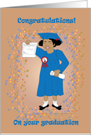 Graduation-Girl Graduating card