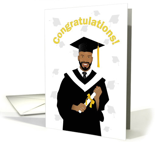 Graduation- Congratulations on your graduation for men card (1468624)