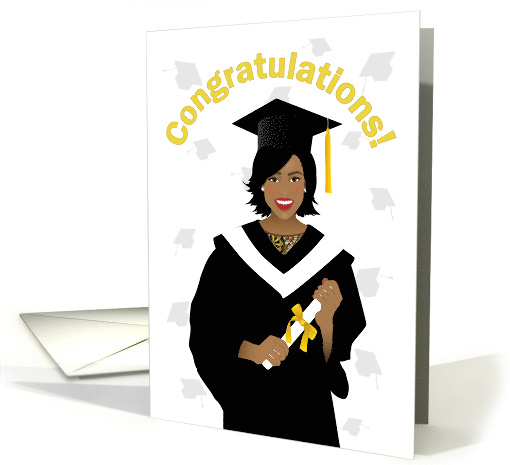 Graduation- Congratulations on your graduation for women card