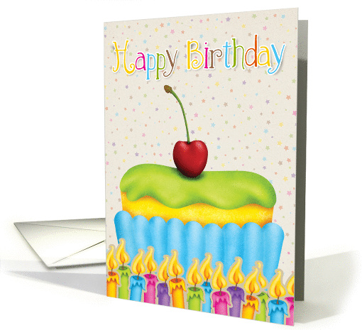 Happy Birthday Cupcake card (955105)