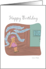 Funny Self Esteem Room Happy Birthday For Her card