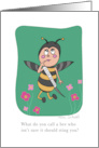 Funny Team Bride Bee Riddle Bridesmaid Invitation card