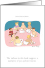 Funny Happy Birthday Baby Book Club Party Humor card
