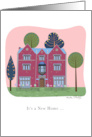 Sweet Illustrated New Address New Home Announcement card