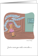 Funny Self Esteem Room Encouragement Humor for Her card