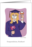 Congratulations 2022 Graduate For Her Masked During Coronavirus card