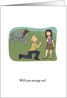 Funny Will You Manage Me Appreciation For Her card