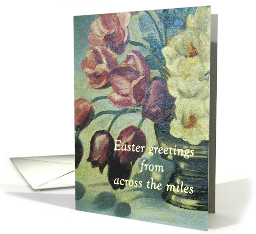 Tulips Bring Easter Greetings Across the Miles card (1726954)
