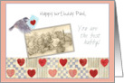 for Husband Birthday on Valentine Hearts & Bears card