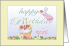 85 Birthday for Sister in Law, Fairy & Cupcake card