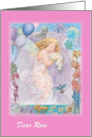 85 Birthday for Sister in Law, Fairy Butterfly card