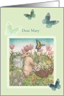 illustrated Birthday on Easter Name Specific card