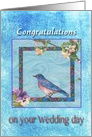 Wedding Congratulations for Son Bluebird from Mom card