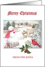 Merry Christmas from Newlyweds New Home card