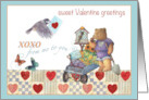 Future Son in Law Valentine Illustrated Teddybear card