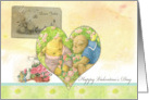 Future Son in Law Illustrated Teddybears Valentine card