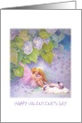 for Twins Illustrated Flower Fairy First Valentine card