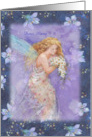 Birthday Name Specific Illustrated Flower Fairy card