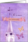 Illustrated Church Anniversary Invite Year Specific card