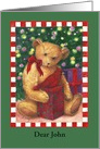 Adorable Christmas Bear Daughter’s Boyfriend card