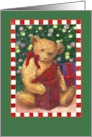 Teddy Bear Christmas Same Sex Husband card