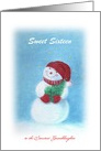 Sweet Sixteen Granddaughter on Christmas Day card