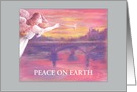 angel over peaceful paris custom front card