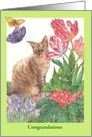 Pet Cancer Survivor Purrfect Kitty card
