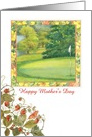 Mother’s Day Illustrated Golf Course card