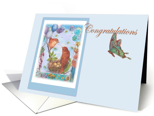 New Birth Illustrated Congratulations,for Daughter card (1036651)