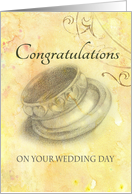 Wedding Congratulations for Son Wedding Rings card