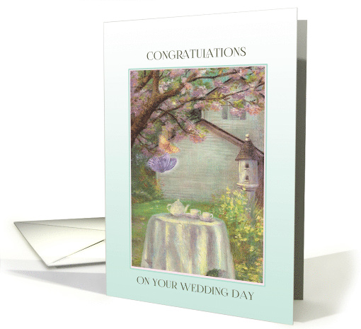 Wedding Congratulations for Son House & Garden Cherry Blossom card