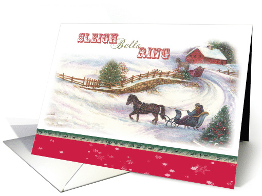 Merry Christmas from New Home Winter Wonderland card (1200170)