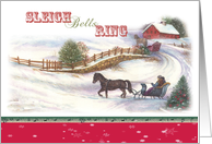 Merry Christmas from New Home Winter Wonderland card