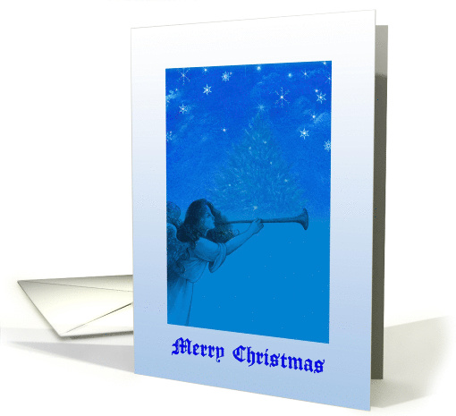 Merry Christmas from New Home with Angel card (1204442)