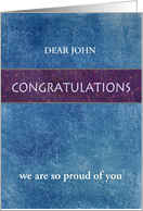 Congratulations Promotion Future Son in Law card