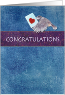 Special Delivery Congratulations with Heart for Friend card