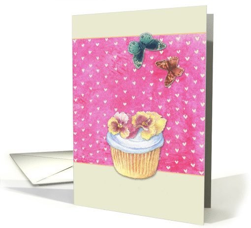 for Twins Illustrated Cupcake First Valentine card (1228266)