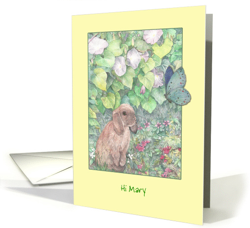 Graduation Congratulations Name Specific Nature Illustration card