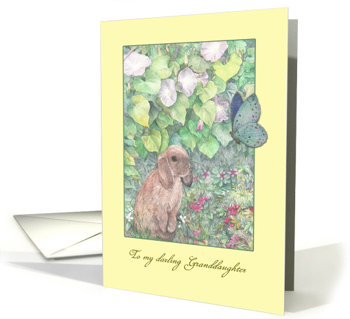 Granddaughter Graduation Congratulations Nature Illustration card